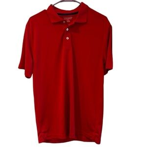 Men's Amazon Essentials Red Polo Top Size Medium